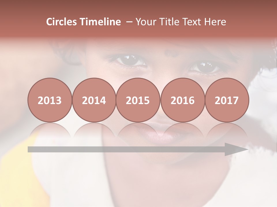 Traditional Little Girl Child PowerPoint Template