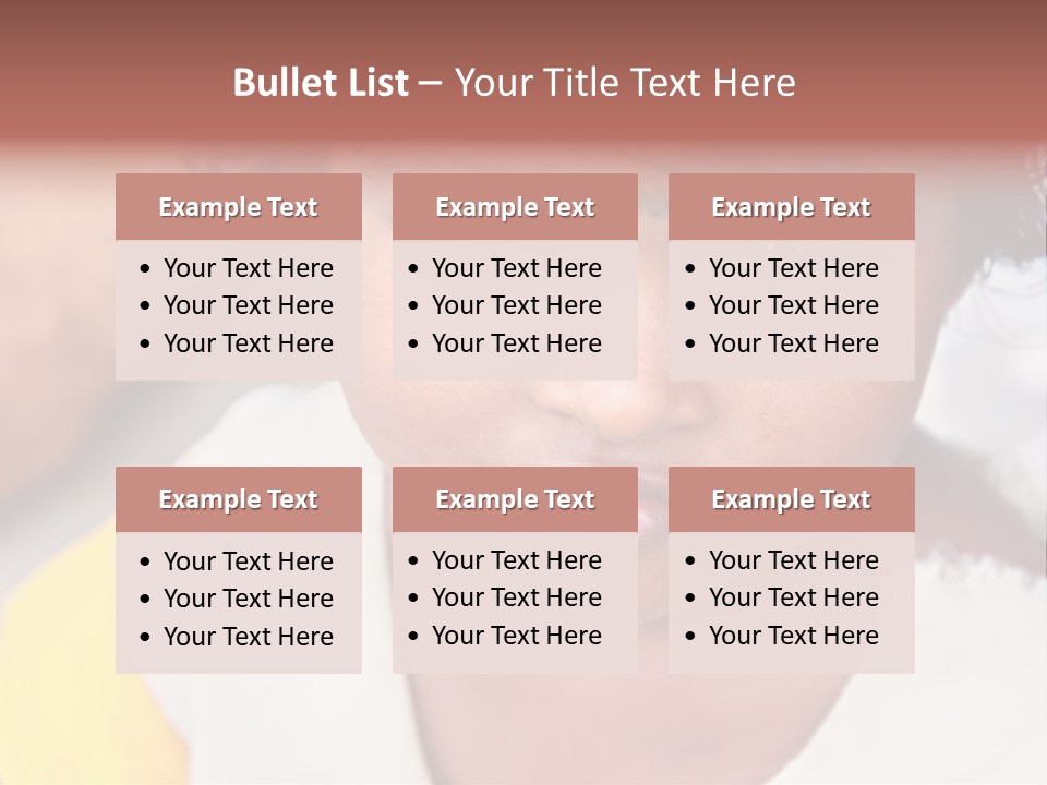 Traditional Little Girl Child PowerPoint Template