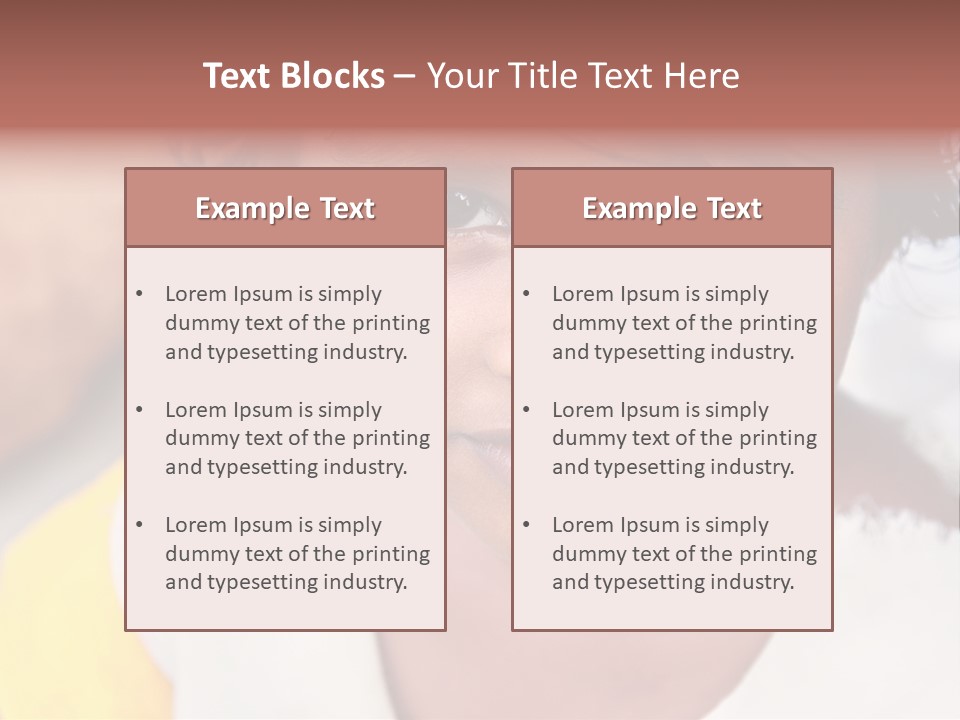 Traditional Little Girl Child PowerPoint Template