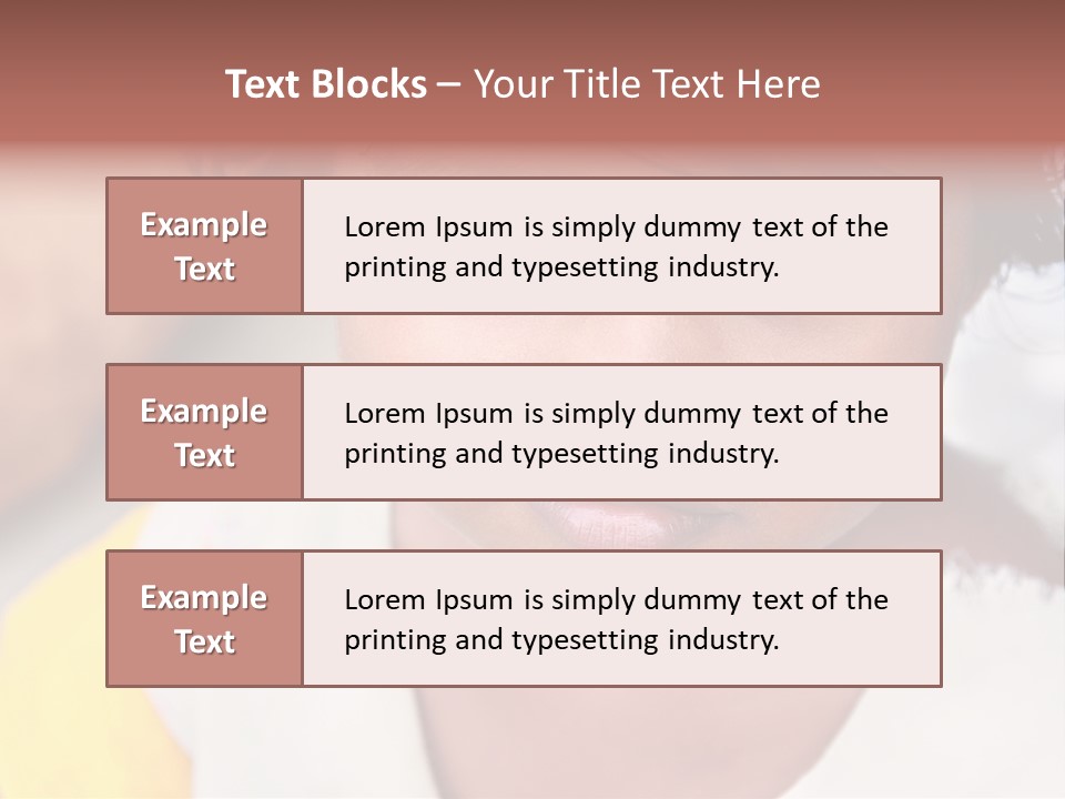 Traditional Little Girl Child PowerPoint Template