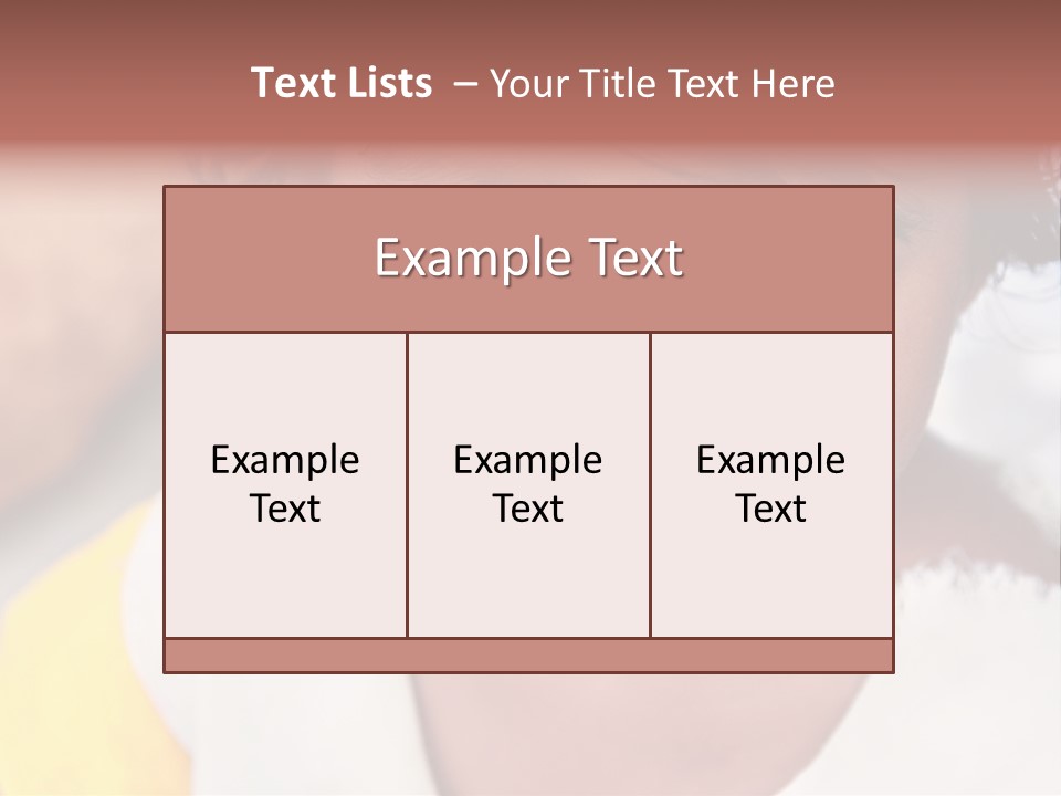 Traditional Little Girl Child PowerPoint Template