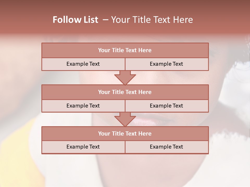 Traditional Little Girl Child PowerPoint Template