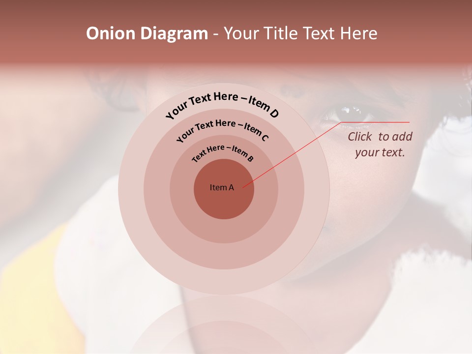 Traditional Little Girl Child PowerPoint Template