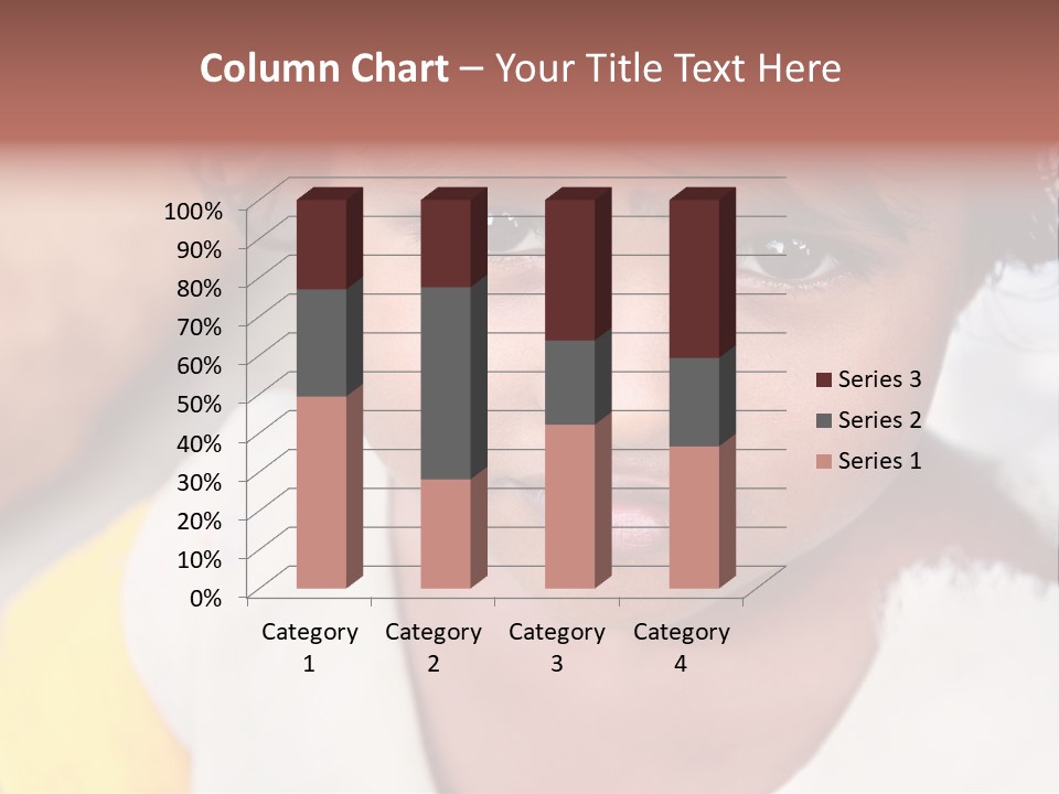 Traditional Little Girl Child PowerPoint Template