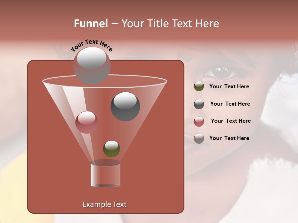 Traditional Little Girl Child PowerPoint Template