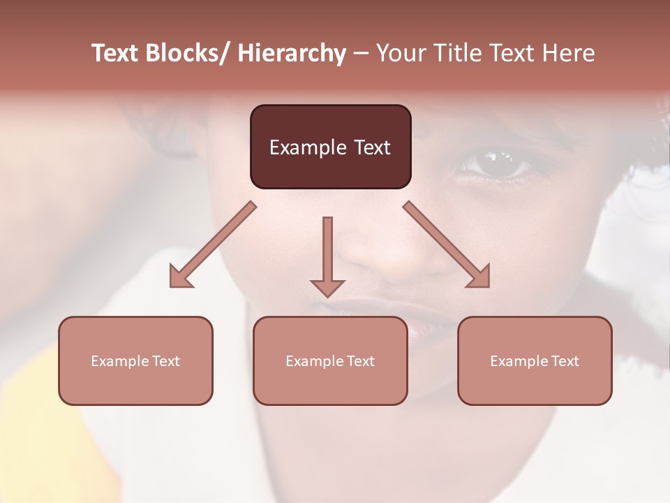 Traditional Little Girl Child PowerPoint Template