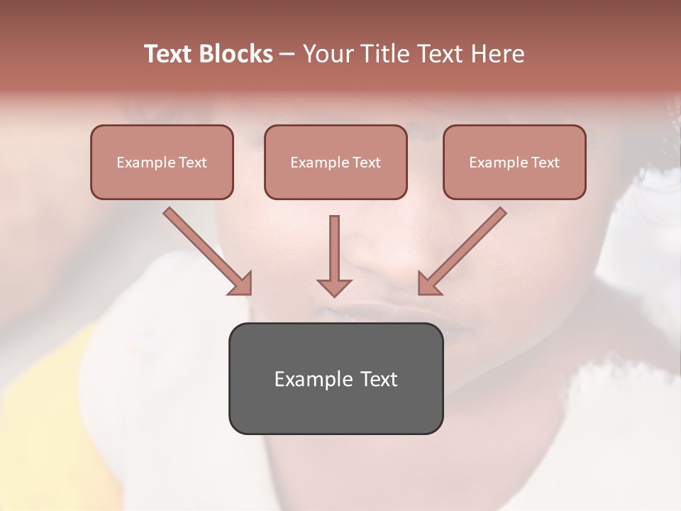 Traditional Little Girl Child PowerPoint Template
