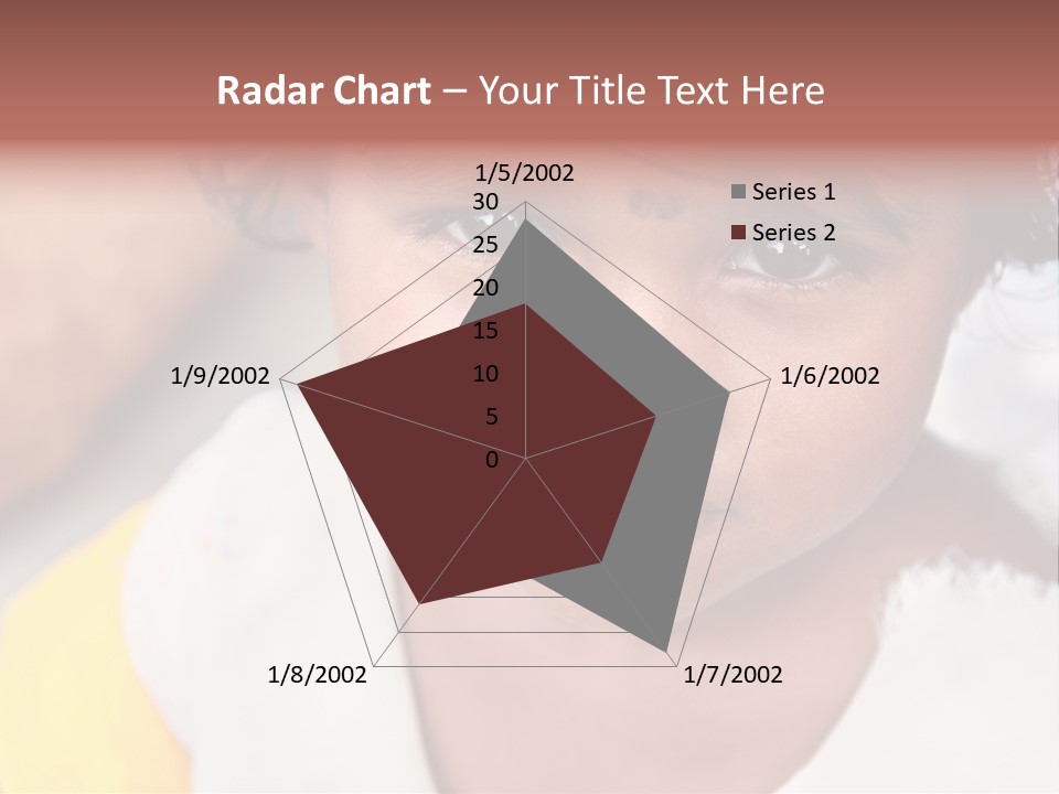 Traditional Little Girl Child PowerPoint Template