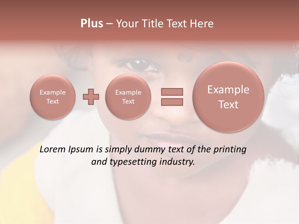 Traditional Little Girl Child PowerPoint Template