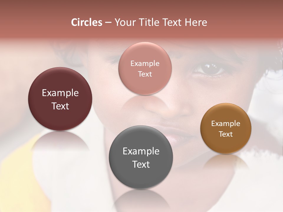 Traditional Little Girl Child PowerPoint Template