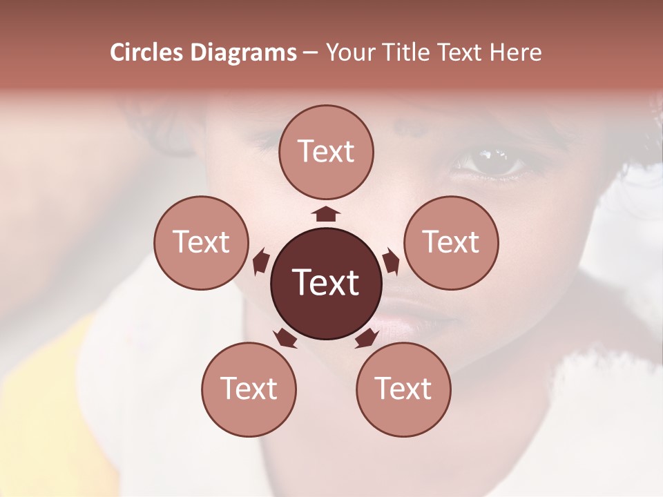 Traditional Little Girl Child PowerPoint Template