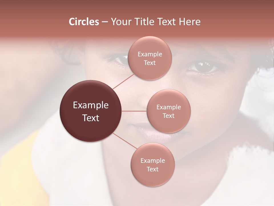 Traditional Little Girl Child PowerPoint Template