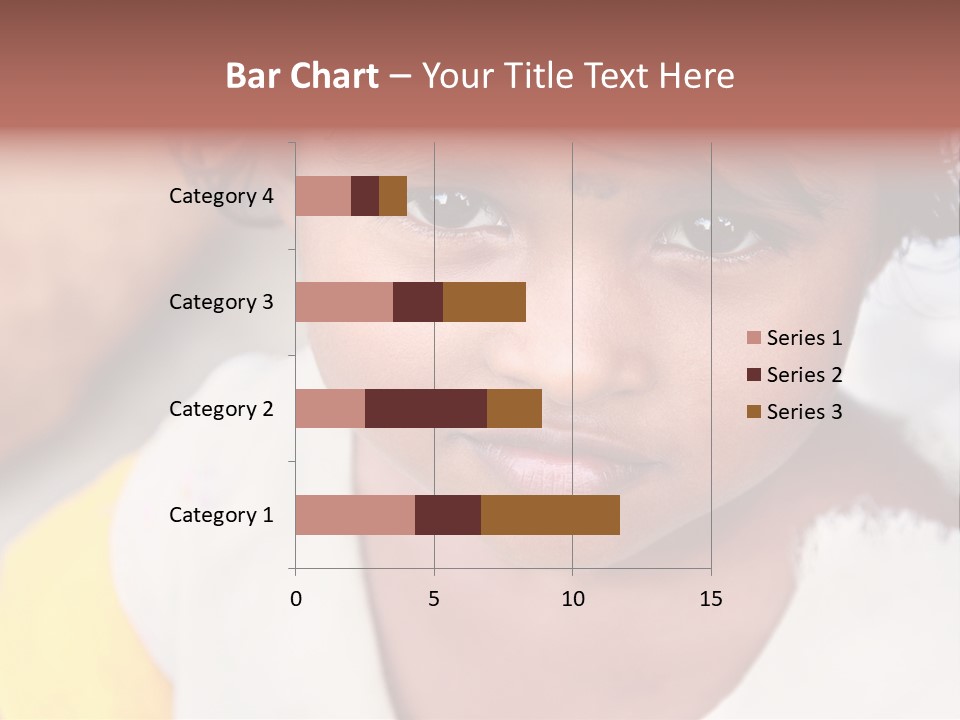 Traditional Little Girl Child PowerPoint Template