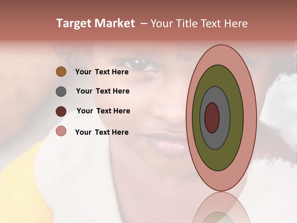 Traditional Little Girl Child PowerPoint Template