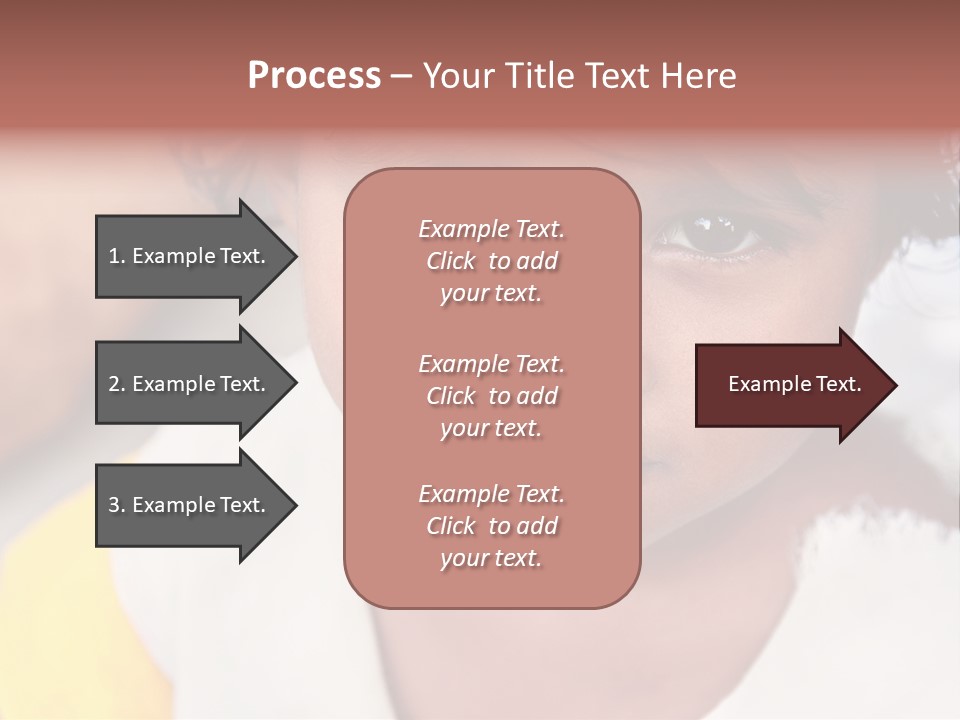 Traditional Little Girl Child PowerPoint Template