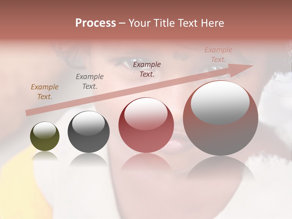 Traditional Little Girl Child PowerPoint Template