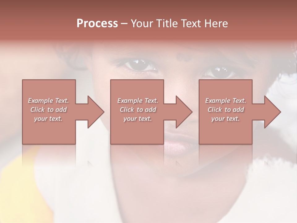 Traditional Little Girl Child PowerPoint Template
