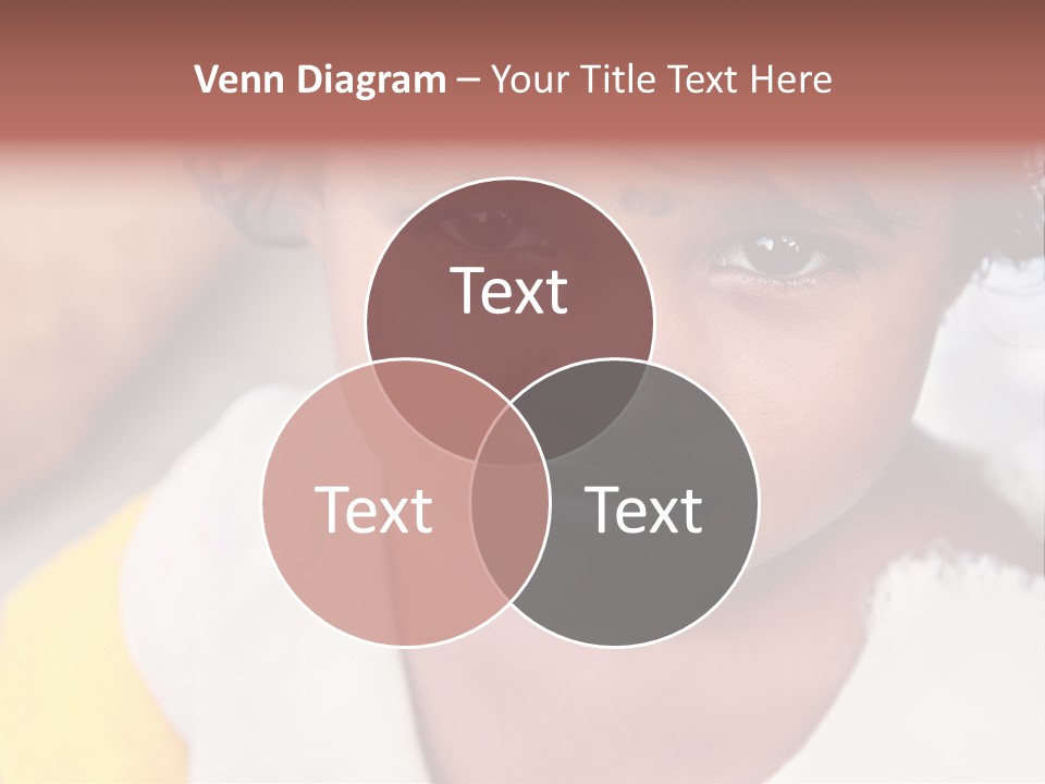 Traditional Little Girl Child PowerPoint Template