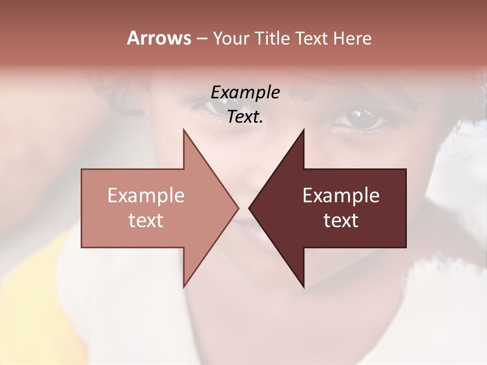 Traditional Little Girl Child PowerPoint Template