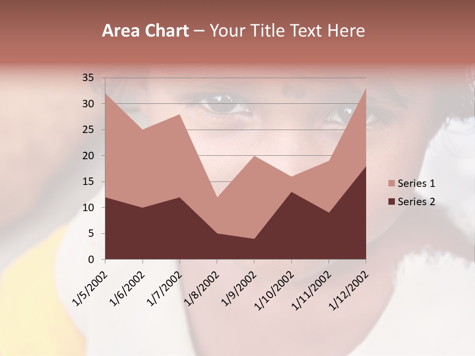 Traditional Little Girl Child PowerPoint Template