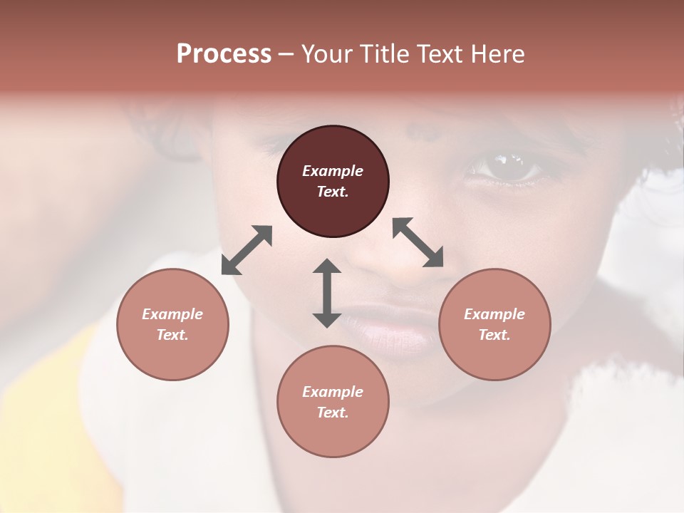 Traditional Little Girl Child PowerPoint Template