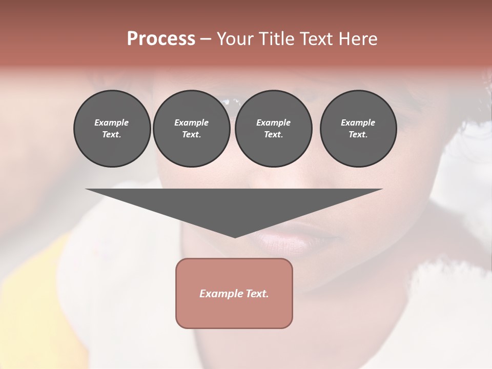 Traditional Little Girl Child PowerPoint Template