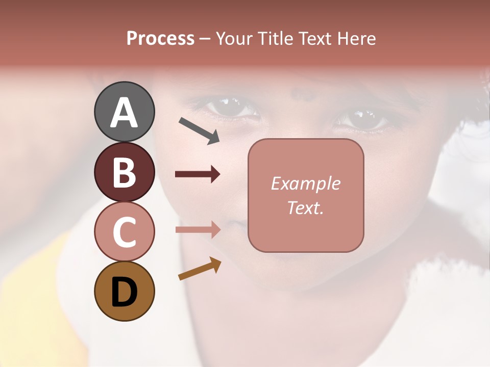 Traditional Little Girl Child PowerPoint Template