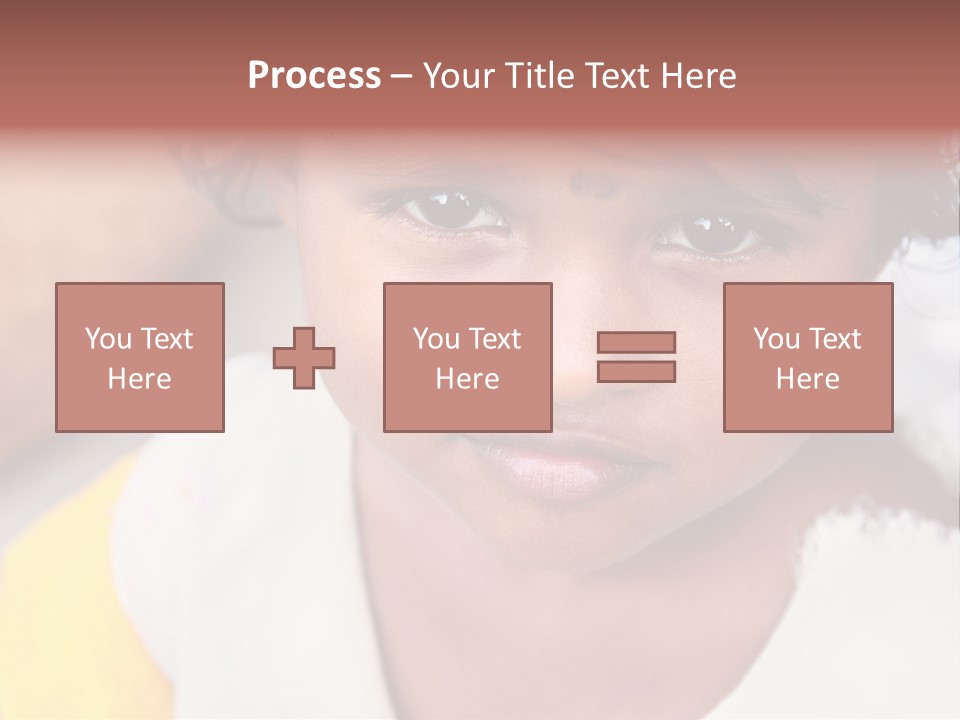 Traditional Little Girl Child PowerPoint Template