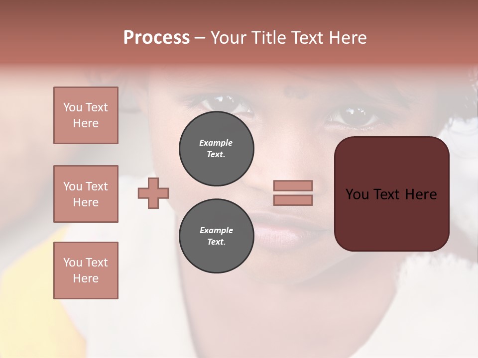 Traditional Little Girl Child PowerPoint Template