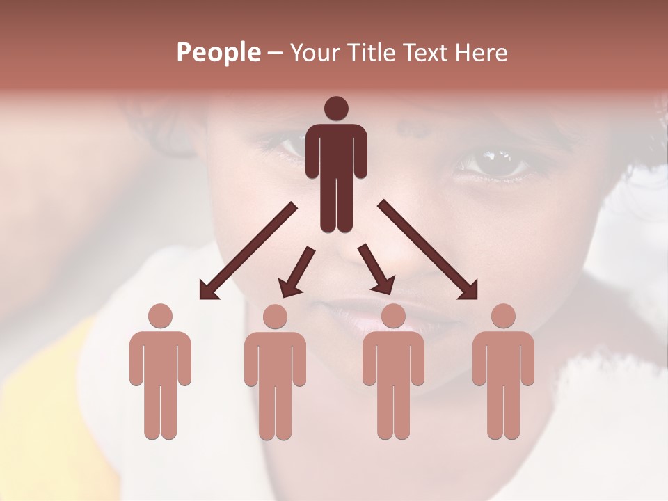 Traditional Little Girl Child PowerPoint Template