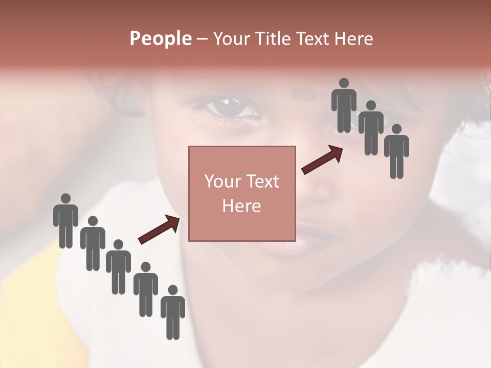 Traditional Little Girl Child PowerPoint Template