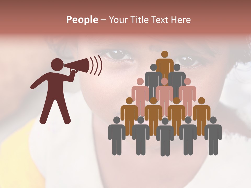 Traditional Little Girl Child PowerPoint Template