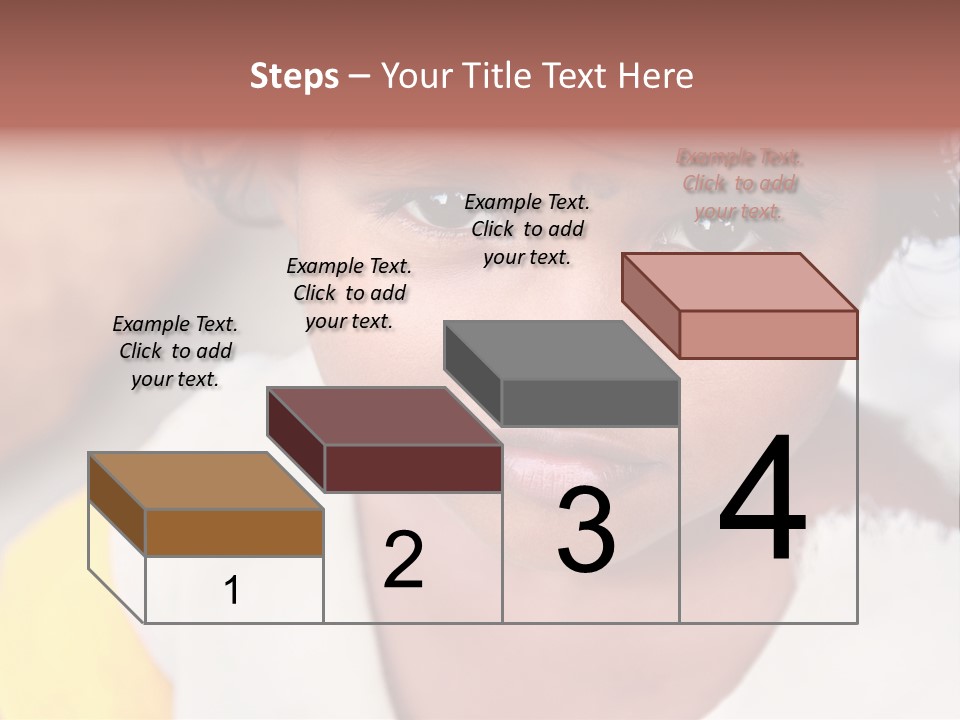 Traditional Little Girl Child PowerPoint Template