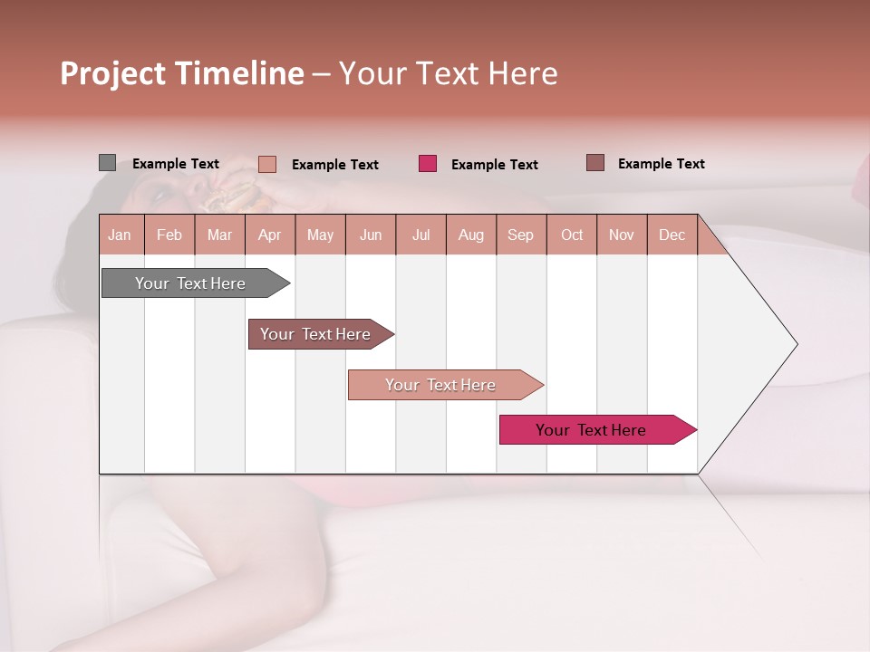 Television Woman Chubby PowerPoint Template