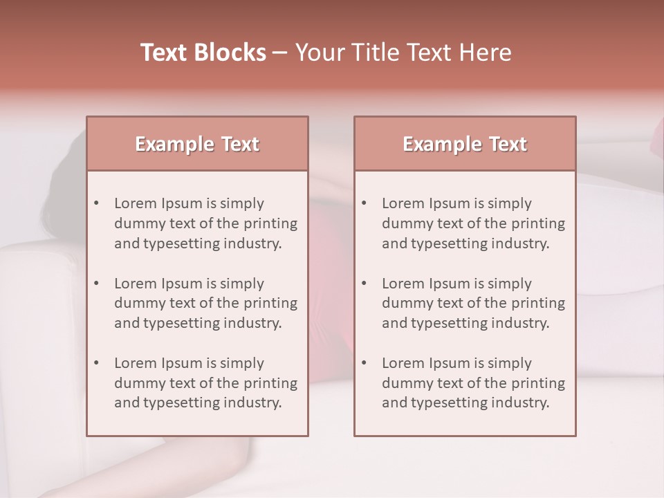 Television Woman Chubby PowerPoint Template