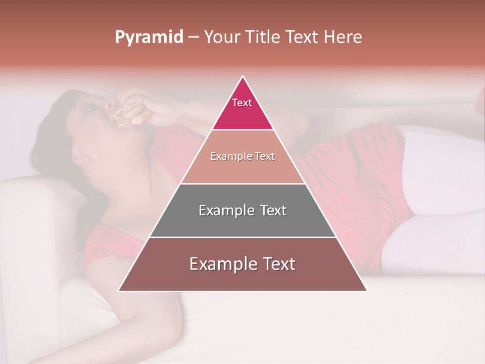 Television Woman Chubby PowerPoint Template