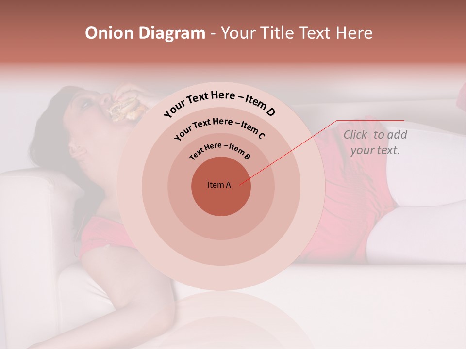 Television Woman Chubby PowerPoint Template