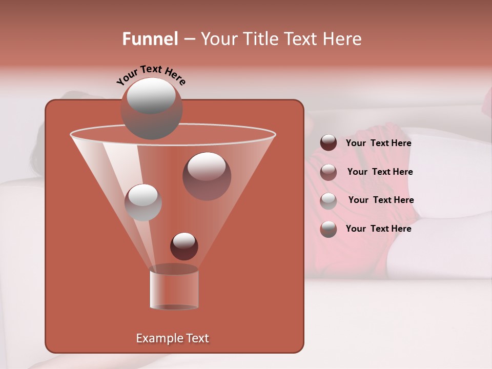 Television Woman Chubby PowerPoint Template