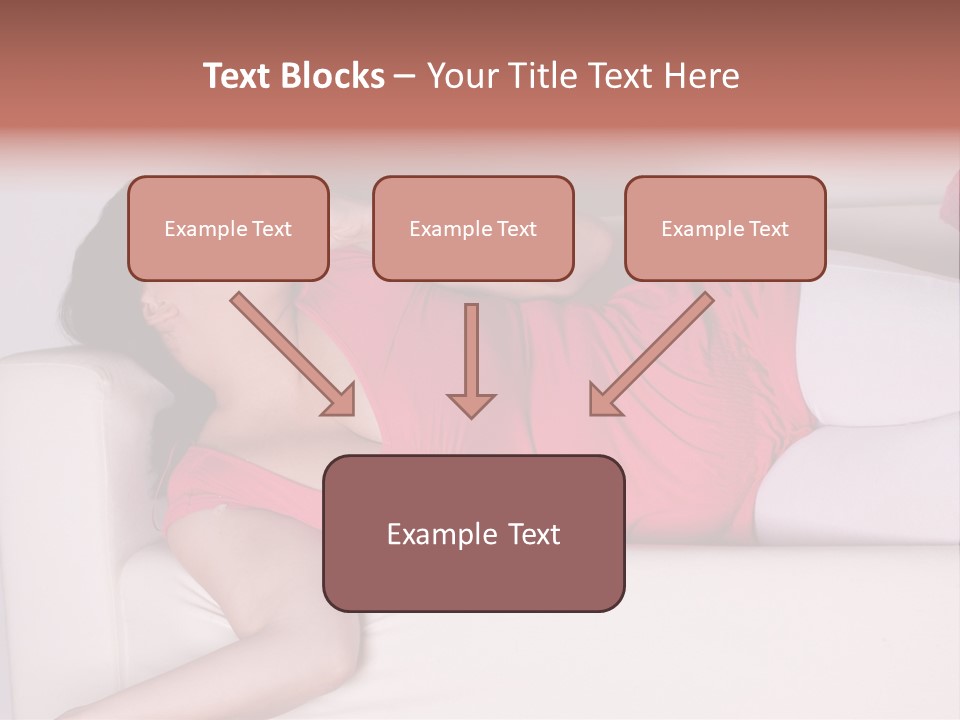 Television Woman Chubby PowerPoint Template