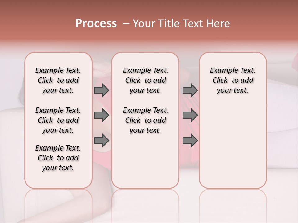 Television Woman Chubby PowerPoint Template
