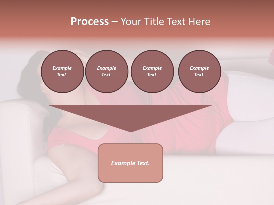 Television Woman Chubby PowerPoint Template