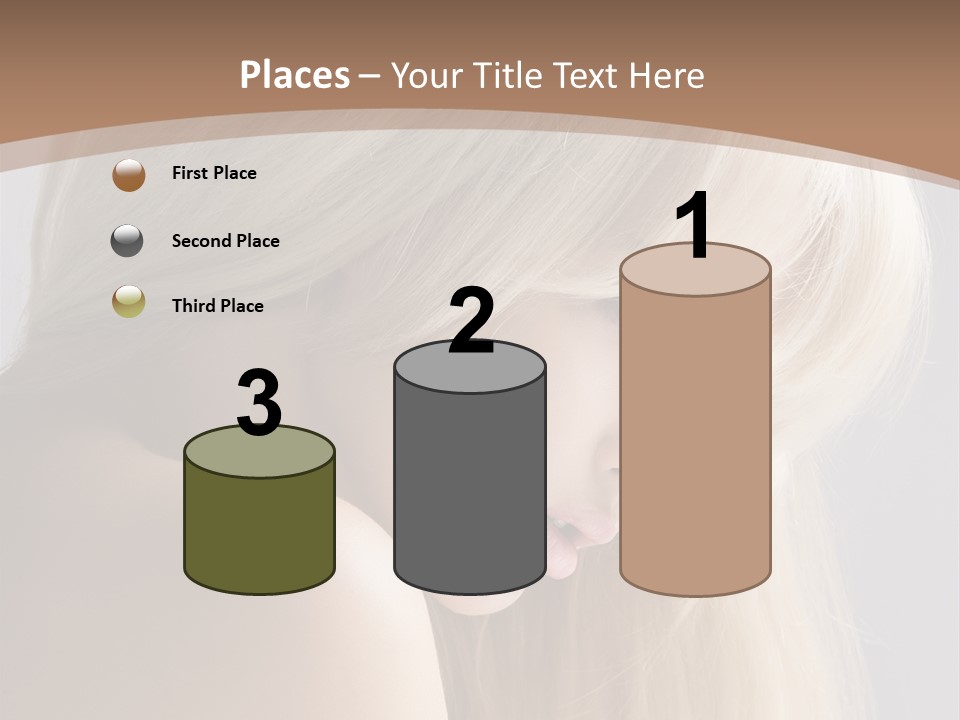 Back Desire Hair PowerPoint Template