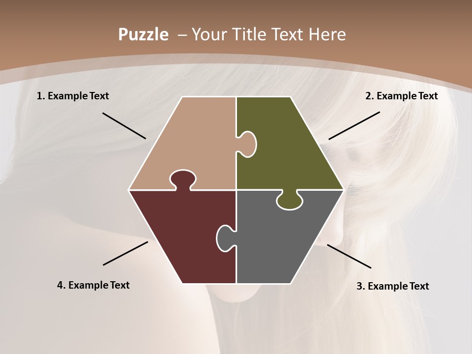 Back Desire Hair PowerPoint Template