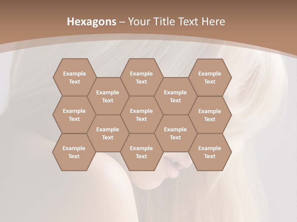 Back Desire Hair PowerPoint Template