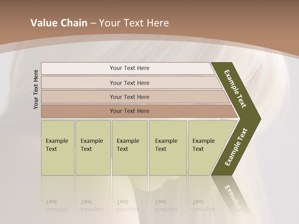 Back Desire Hair PowerPoint Template