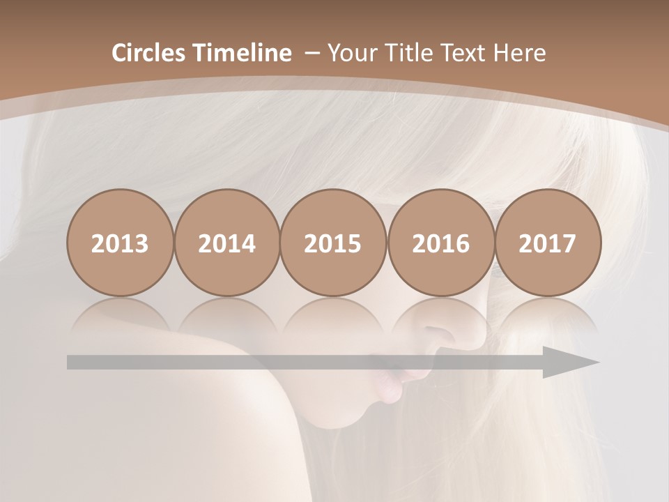 Back Desire Hair PowerPoint Template