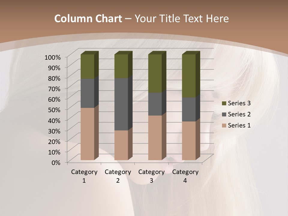 Back Desire Hair PowerPoint Template