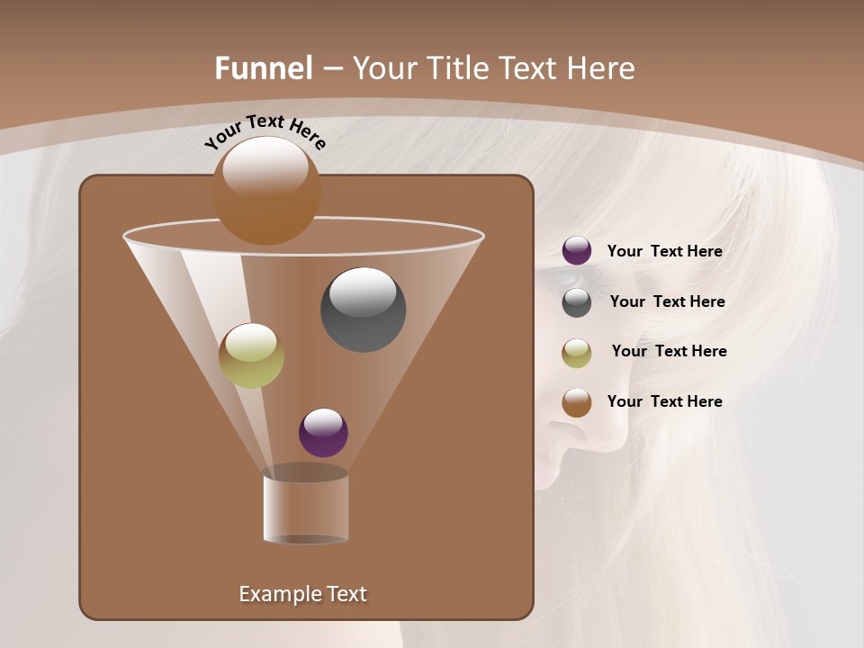 Back Desire Hair PowerPoint Template