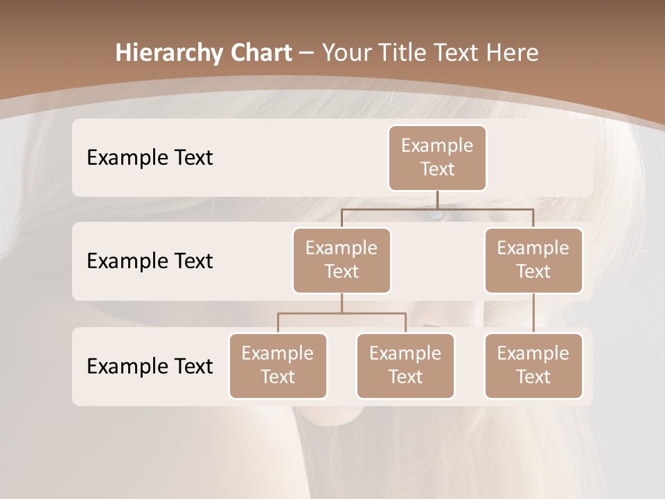 Back Desire Hair PowerPoint Template