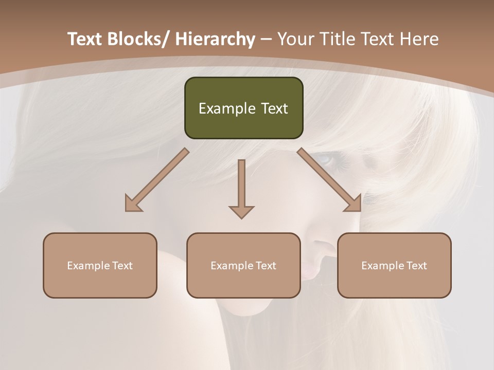 Back Desire Hair PowerPoint Template